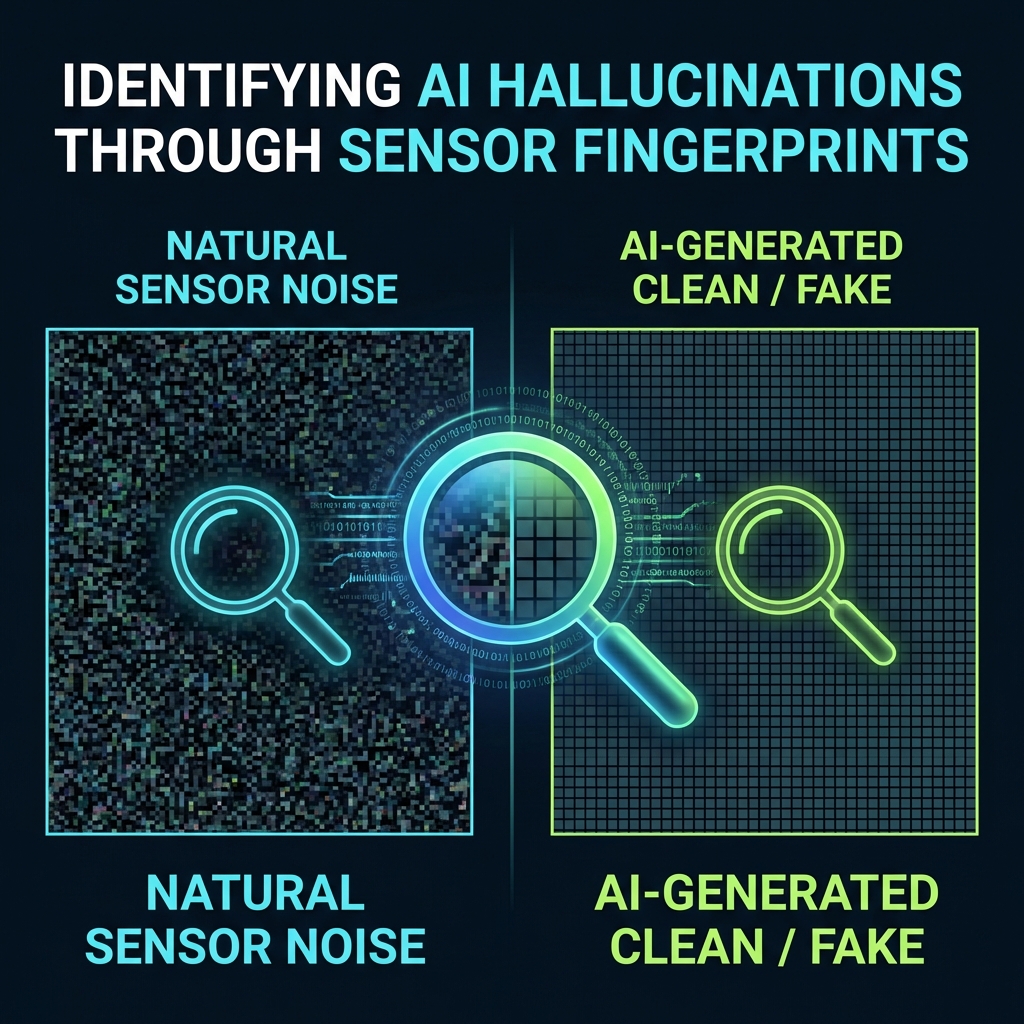 The Sensor's Fingerprint: Using PRNU to Identify AI Hallucinations